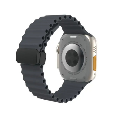 Ремінець до Apple Watch 42mm/44mm/45mm/49mm Magic Lock Grey (Сірий)