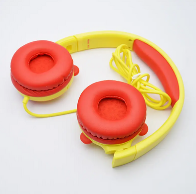 Наушники детские Hoco W31 Children headphones Panda Yellow