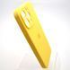 Силиконовый чехол накладка Silicon Case Full Camera для iPhone 15 Pro Yellow