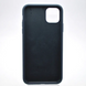 Чехол накладка Silicon Case Full Cover для iPhone 11 Pro Max Midnight Blue