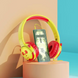 Наушники детские Hoco W31 Children headphones Panda Yellow