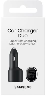 АЗП Samsung 40W Car Charger (w/o Cable) Black (EP-L4020NBEGRU), Чорний