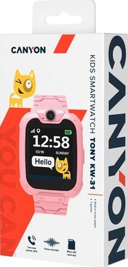 Смарт часы детские  GPS Canyon Kids Sandy KW-31 Pink
