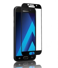 Захисне скло Full Screen Glass for Samsung A320 Galaxy A3 (2017) 3D Black (0.3mm) тех. пакет