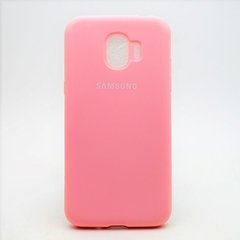 Матовый чехол New Silicon Cover для Samsung J250 Galaxy J2 (2018)/J2 Pro (2018) Pink Copy