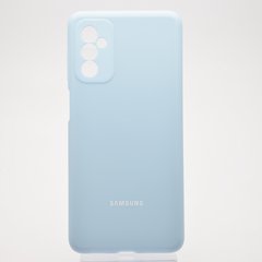 Чохол накладка Silicon Case Full Cover для Samsung M526 Galaxy M52 Blue/Блакитний