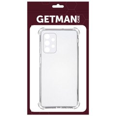 Силиконовый прозрачный чехол накладка TPU Getman для Samsung A536 Galaxy A53 Transparent/Прозрачный