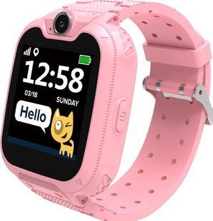 Смарт часы детские  GPS Canyon Kids Sandy KW-31 Pink