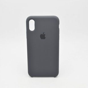 Чохол накладка Silicon Case для iPhone X/iPhone XS 5.8" Space Grey Copy