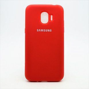 Матовый чехол New Silicon Cover для Samsung J250 Galaxy J2 (2018)/J2 Pro (2018) Red Copy
