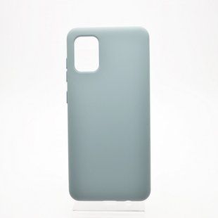 Чохол матовий Silicon Case Full Protective для Samsung A31 2019 Grey-Green