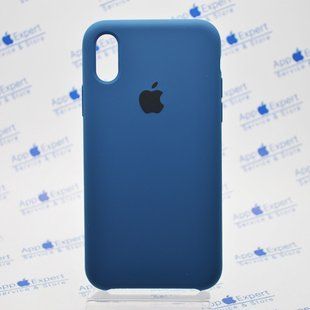 Чохол накладка Silicon Case для iPhone X / iPhone XS 5,8" Blue cobalt