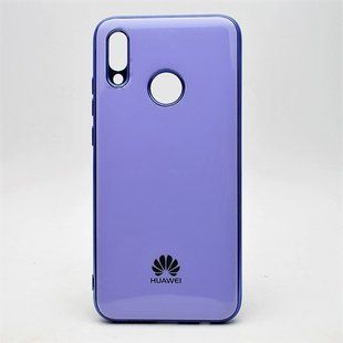 Чехол глянцевый с логотипом Glossy Silicon Case для Huawei P Smart 2019 / Honor 10 Lite Violet