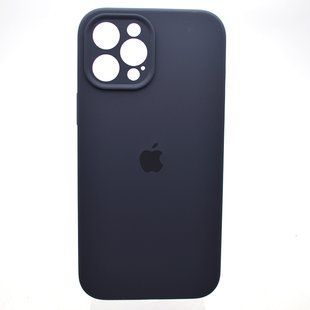 Силіконовий чохол накладка Silicon Case Full Camera для iPhone 12 Pro Max Midnight Blue