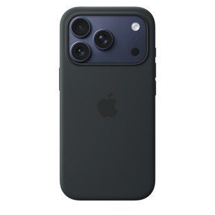 Чохол накладка Silicon Case with MagSafe Splash Screen для Apple iPhone 17 Pro Black