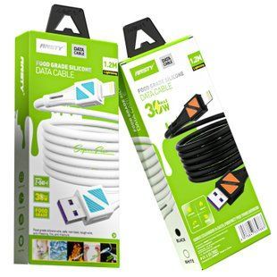 Кабель ANSTY Z-041-I Lightning Silicone 30W 3A 1.2M Білий