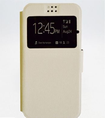 Чохол універсальний для телефону CMA Book Cover 5.0" дюймів White (M)