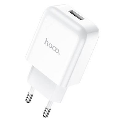 Зарядное устройство для телефона сетевое (адаптер) Hoco N2 Vigour 1xUSB 5V 2.1A White