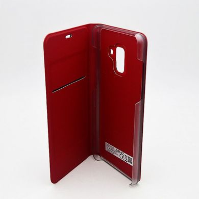Чехол книжка Clear View Standing Cover for Samsung A530 Galaxy A8 2018 Red