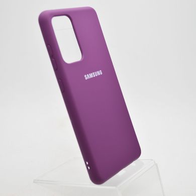 Чехол накладка Full Silicon Cover для Samsung A525 Galaxy A52 Grape