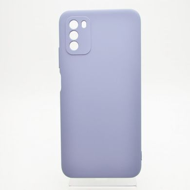 Чехол накладка Full Silicon Cover для Xiaomi Poco M3 Blue