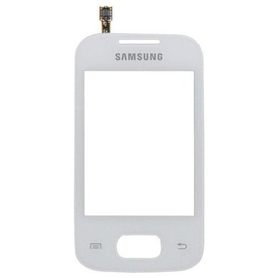 Сенсор (тачскрін) Samsung S5300/S5302 Galaxy Pocket білий Original TW used
