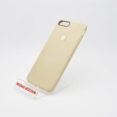 Чехол силикон TPU Leather Case iPhone 7 Plus/8 Plus Beige