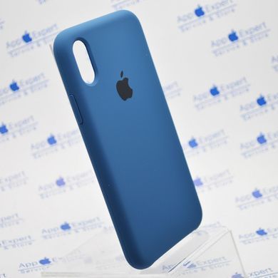 Чохол накладка Silicon Case для iPhone X / iPhone XS 5,8" Blue cobalt