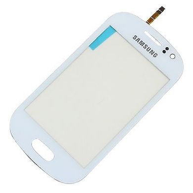 Сенсор (тачскрін) Samsung S6810 Galaxy Fame білий Original TW