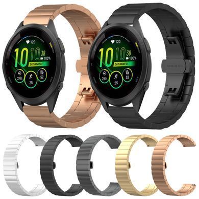 Металевий ремінець для Amazfit/Samsung 20mm Square Design Silver (Срібний)