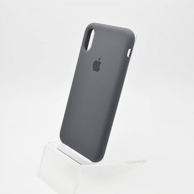 Чехол накладка Silicon Case для iPhone X/iPhone XS 5.8" Space Grey Copy