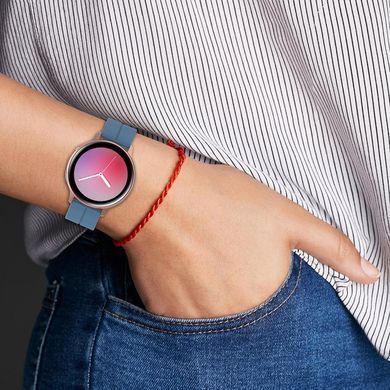 Ремешок для Xiaomi Amazfit Bip/Samsung 22mm Magic Lock Pine Needle Green