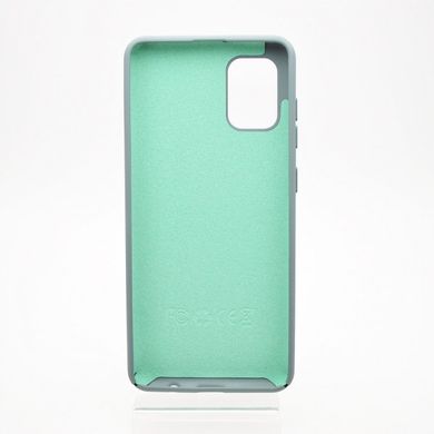 Чехол матовый Silicon Case Full Protective для Samsung A31 2019 Grey-Green