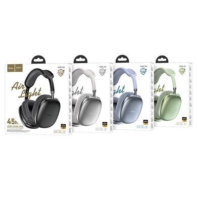 Большие беспроводные наушники (Bluetooth) Hoco W35 Air Triumph Green