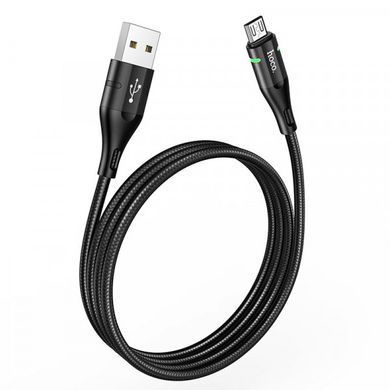 Кабель Hoco U93 Shadow microUSB 1.2m Black