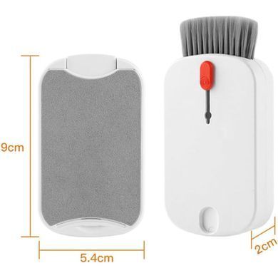 Многофункциональный набор для чистки разъемов и гаджетов Epic 5in1 White