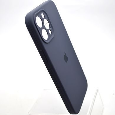 Силіконовий чохол накладка Silicon Case Full Camera для iPhone 12 Pro Max Midnight Blue
