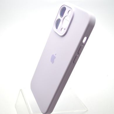 Силиконовый чехол накладка Silicon Case Full Camera для iPhone 14 Pro Max Light Purple