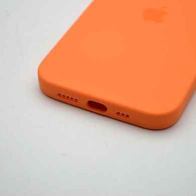 Силіконовий чохол накладка Silicon Case Full Camera для iPhone 15 Golden Orange