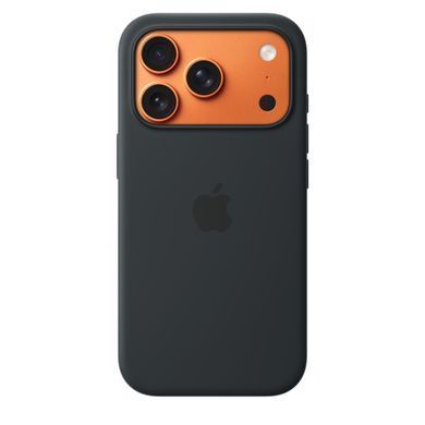 Чохол накладка Silicon Case with MagSafe Splash Screen для Apple iPhone 17 Pro Black
