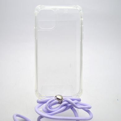 Чохол накладка TPU Cord зі шнурком для iPhone 11 Lilac