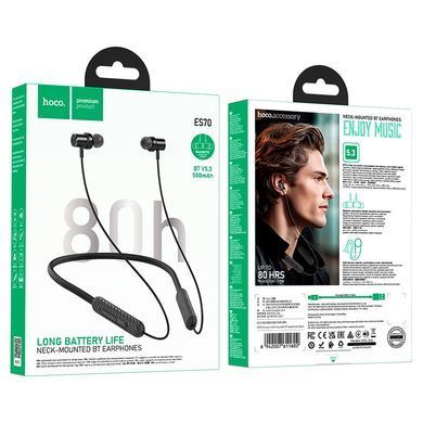 Беспроводные наушники на шею (Bluetooth) Hoco ES70 Armour neck-mounted Black