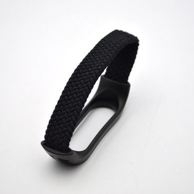 Ремешок для Xiaomi Mi Band 5/Mi Band 6/Mi Band 7 Nylon Design Solo Loop Black/Черный