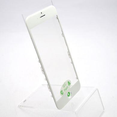Скло LCD Apple iPhone 8 з рамкою та OCA White Original 1:1