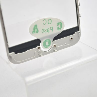 Скло LCD Apple iPhone 8 з рамкою та OCA White Original 1:1