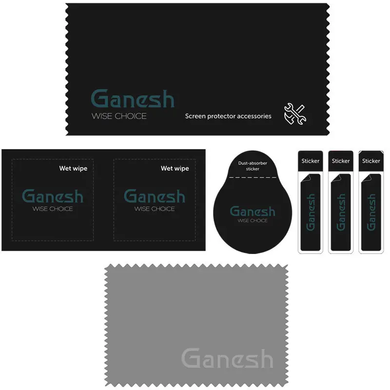 Защитное стекло Ganesh для iPhone 13 Pro Max/iPhone 14 Plus Black