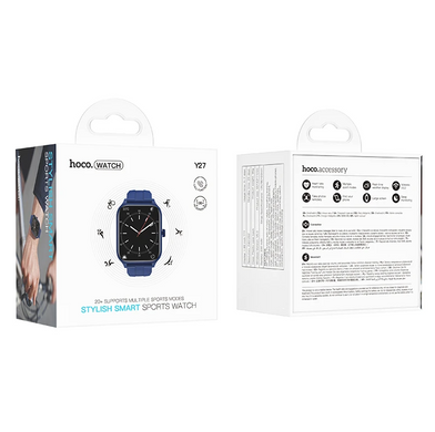 Смарт часы Hoco Smart Watch Y27 Smart sports watch (call version) Blue