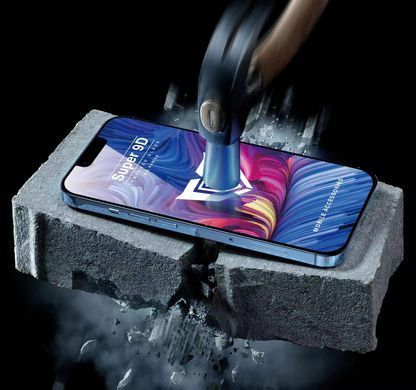 Захисне скло Snockproof Super 9D для Xiaomi Poco X5 Pro 5G/Note 12 Pro 4G/5G/Note 12 Pro+ 5G Black