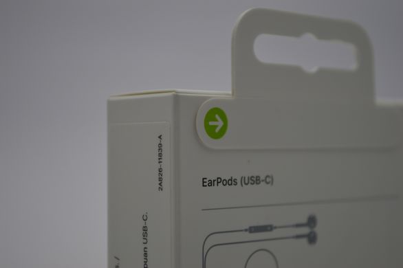 Гарнітура провідна EarPods (Type-C connector) (MTJY3) White, Білий