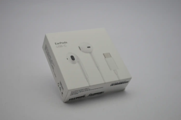 Гарнітура провідна EarPods (Type-C connector) (MTJY3) White, Білий